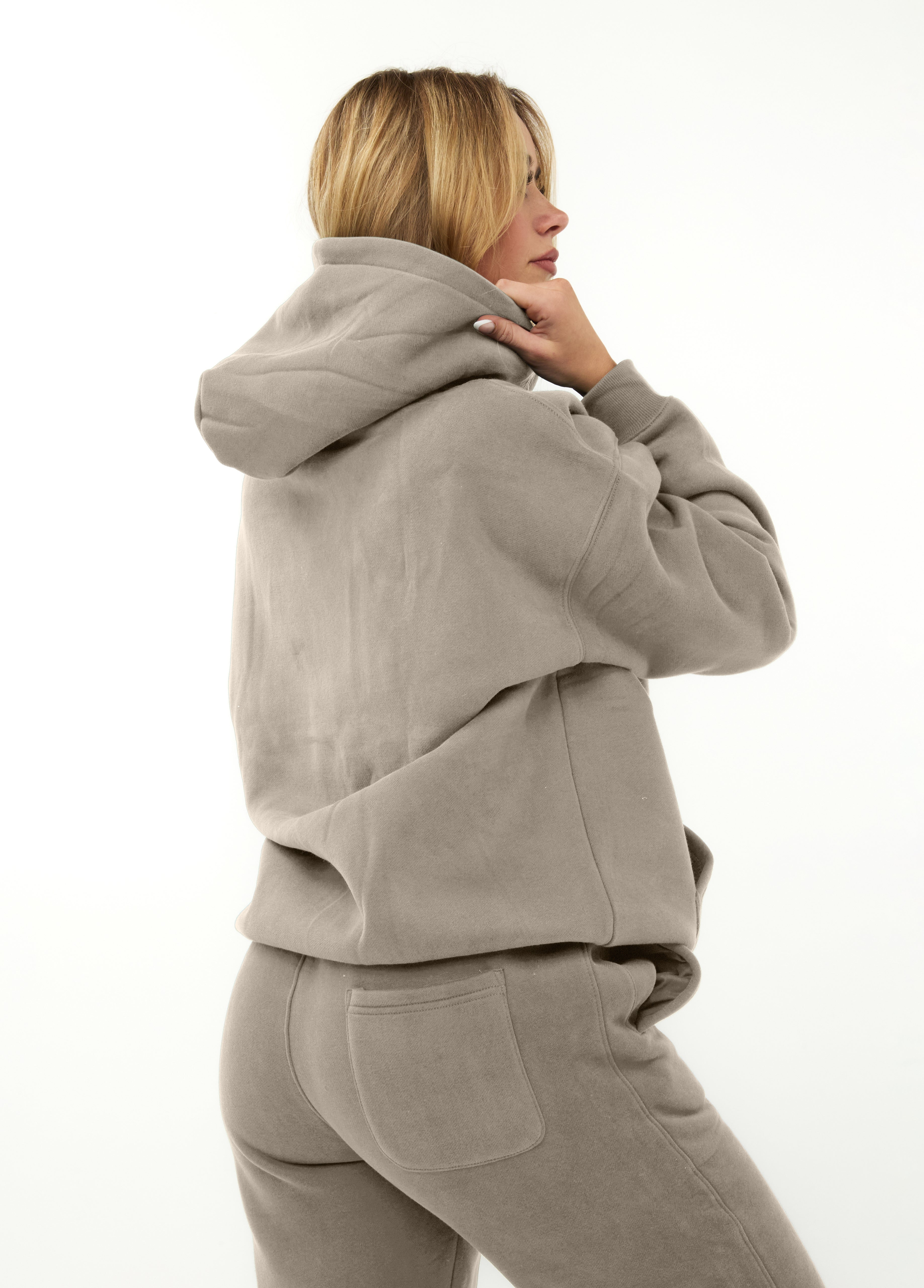 Hoodie Taupe